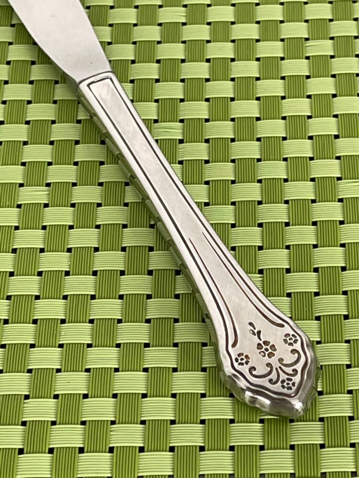 Oneida Profile LAKEWOOD Stainless Burnished Black Flatware SMART CHOICE A74G