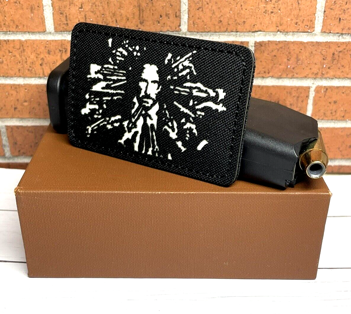 Tactical Patch - John Wick Patch - Glow in Dark Morale Wick Patch - Hook & Loop