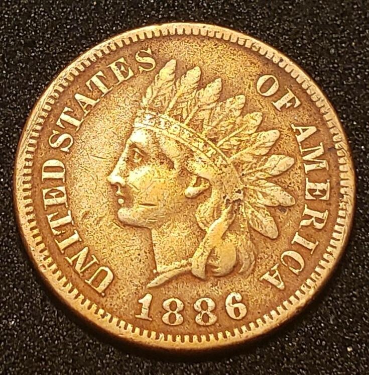 1886 Indian Head Penny