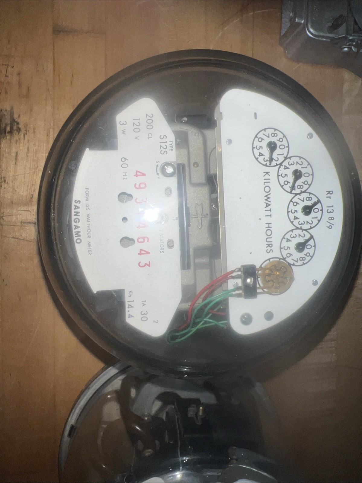 Sangamo Kilowatt Hour Meter Type S12S