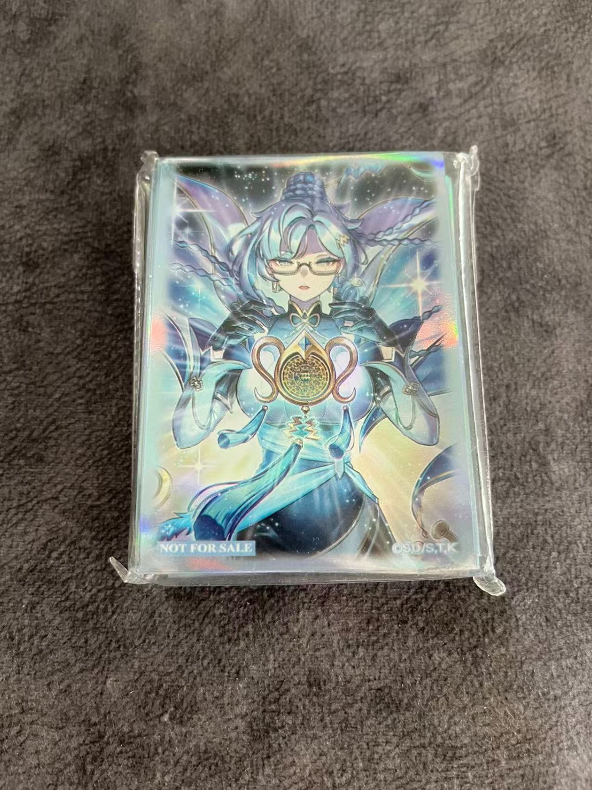 YUGIOH!  Official Card Protector Rahu Dracotail Chinese Asia 70 Sleeve