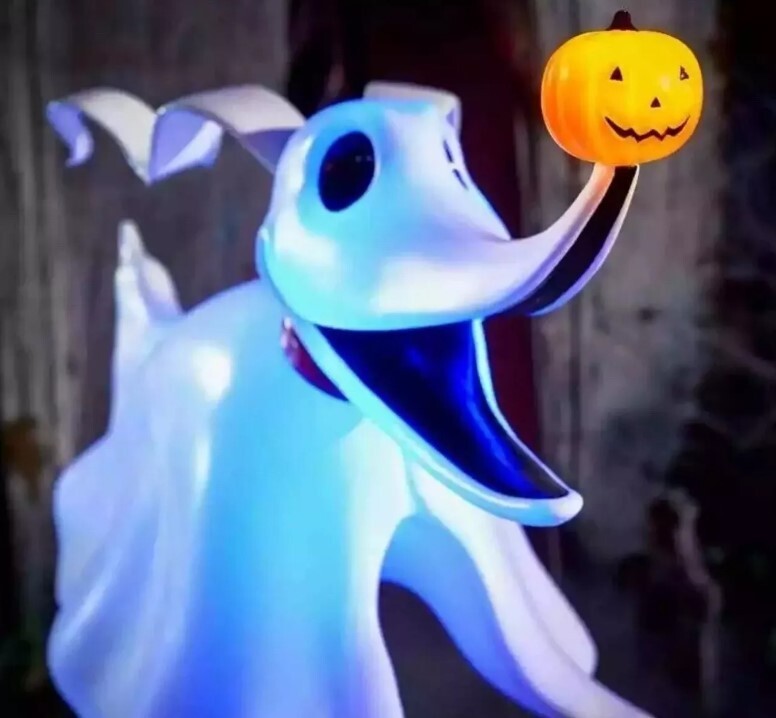4.5 ft LED Zero Floating Nightmare Before Christmas Prop Yard Decor RARE NEW