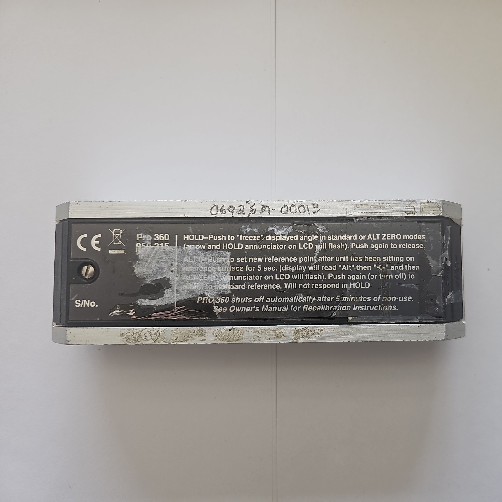 Mitutoyo Pro 360 Digital Protractor 950-315