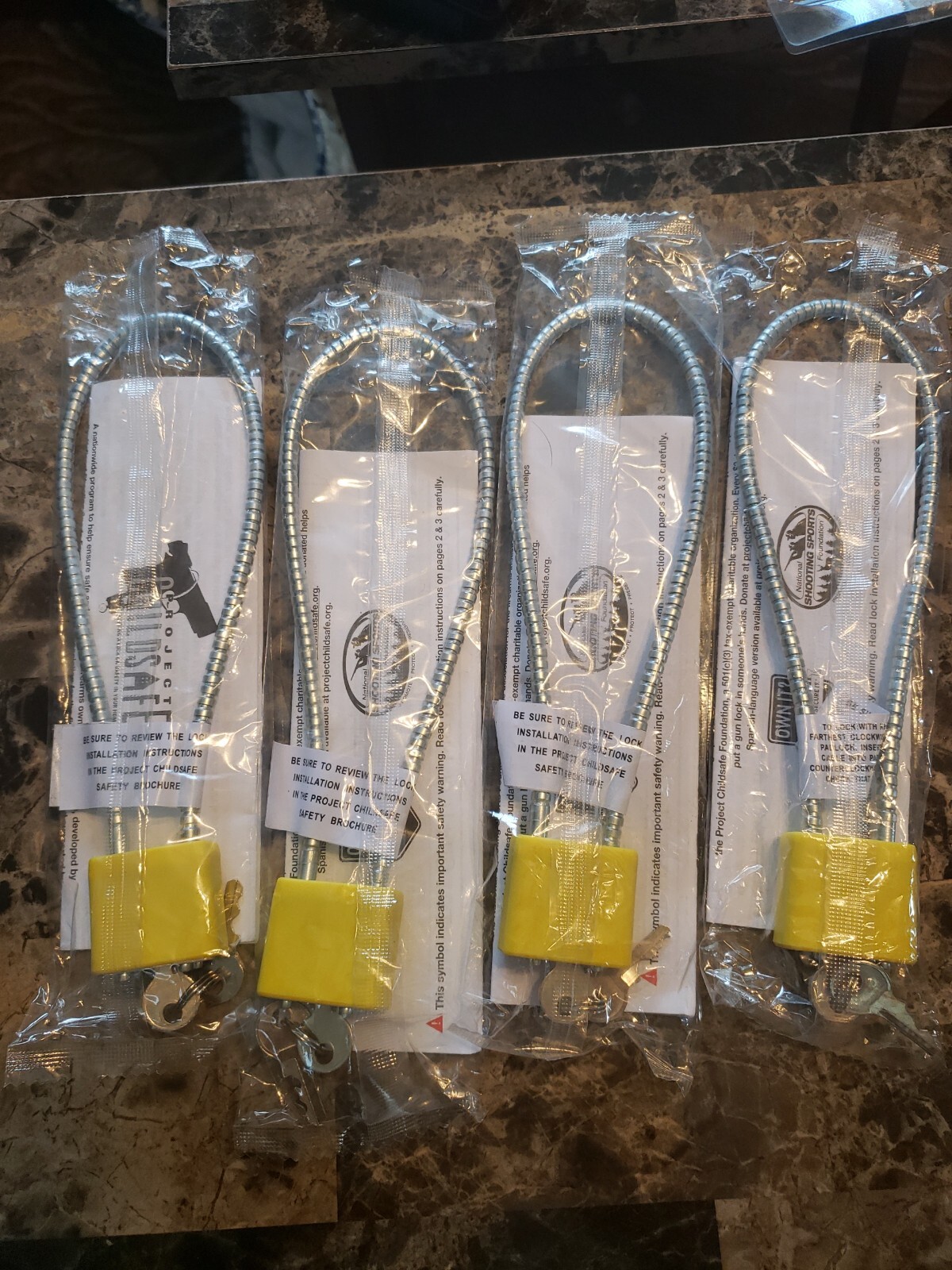Child Safe Gun Lock 4 pk