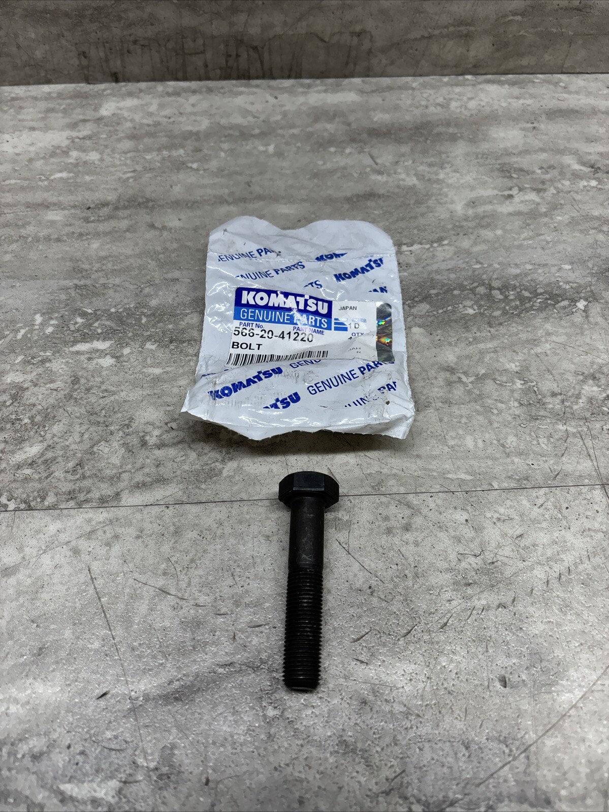 OEM Komatsu 566-20-41220 Bolt, New