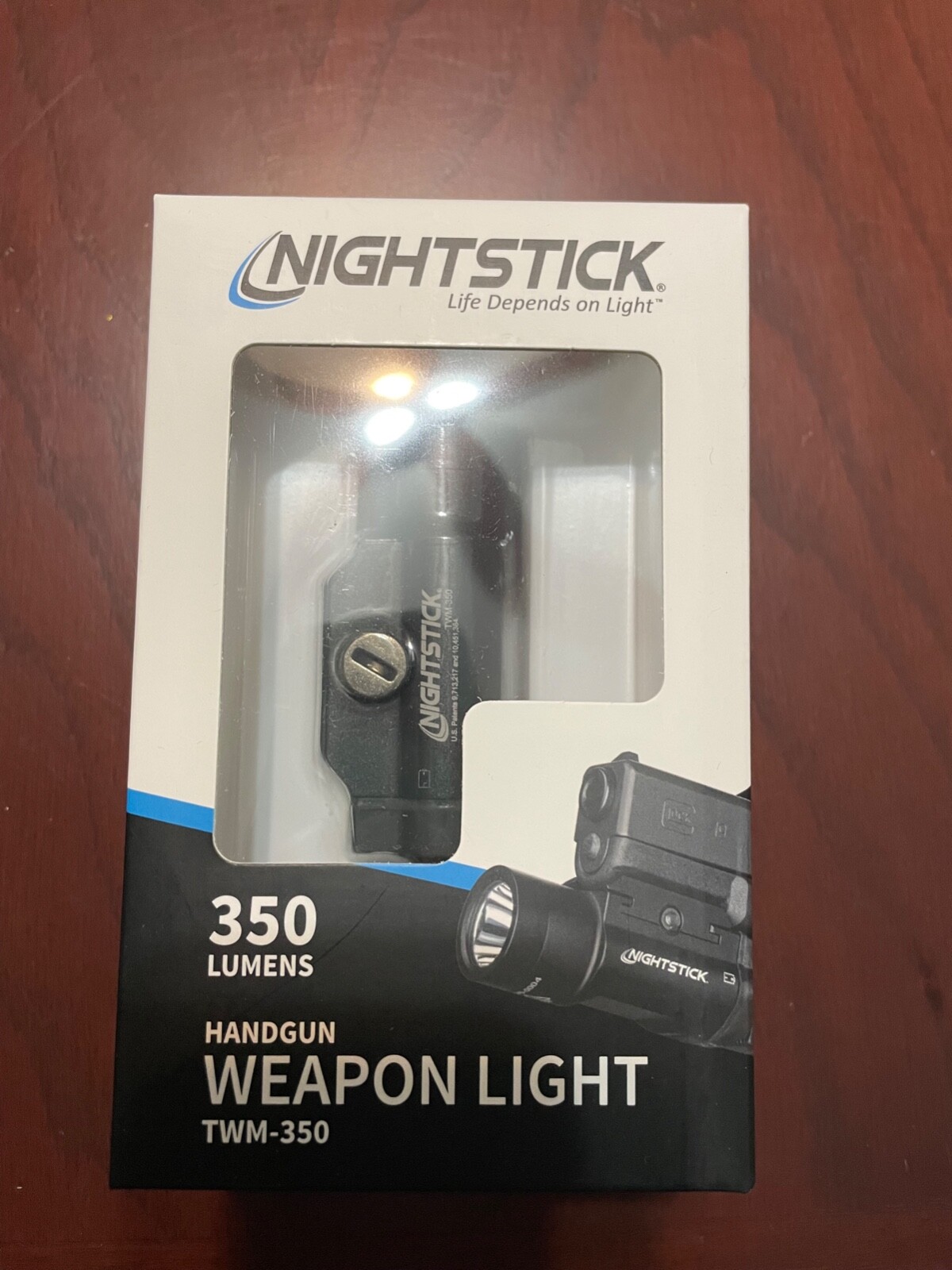 Nightstick TWM-350 Tactical Weapon-Mounted Light Black  350 Lumens Flashlight