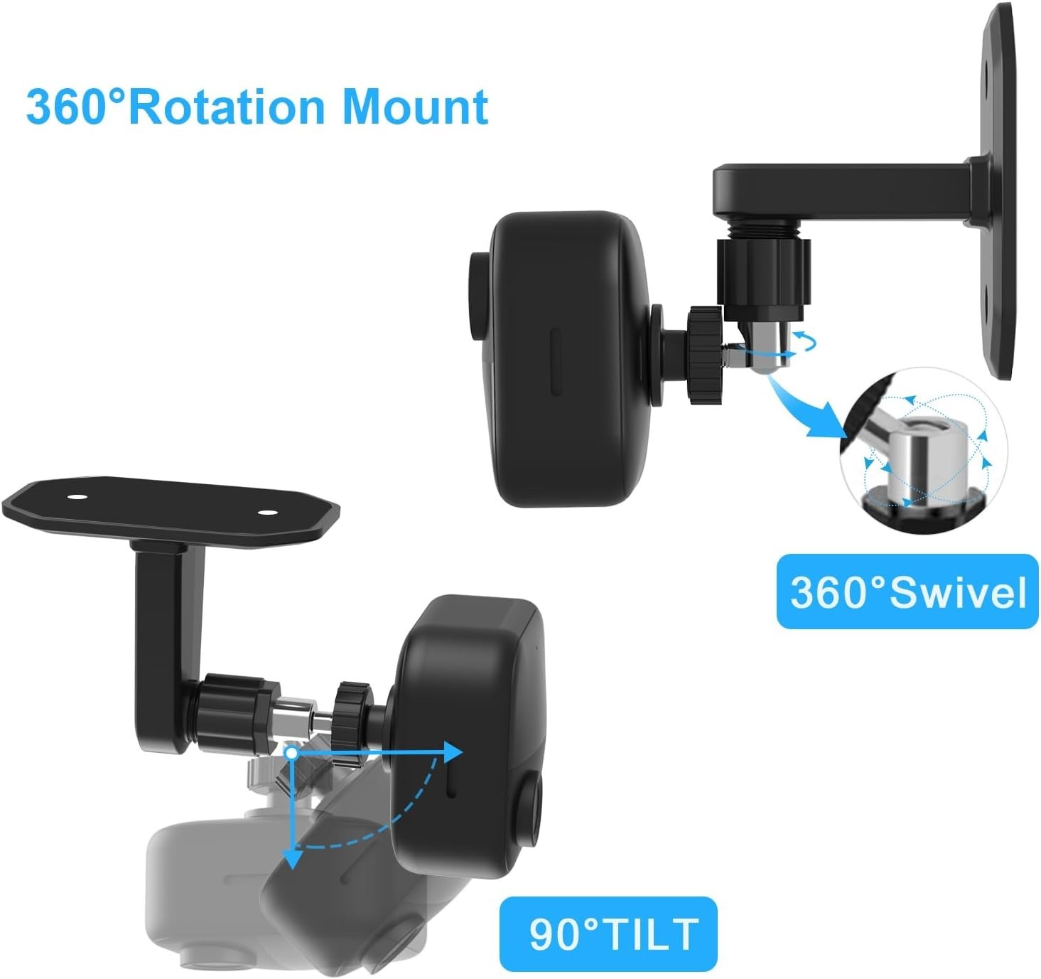 "2Pack Adjustable Security Wall Mount Bracket for Blink Outdoor 4 (4Th Gen) / (3