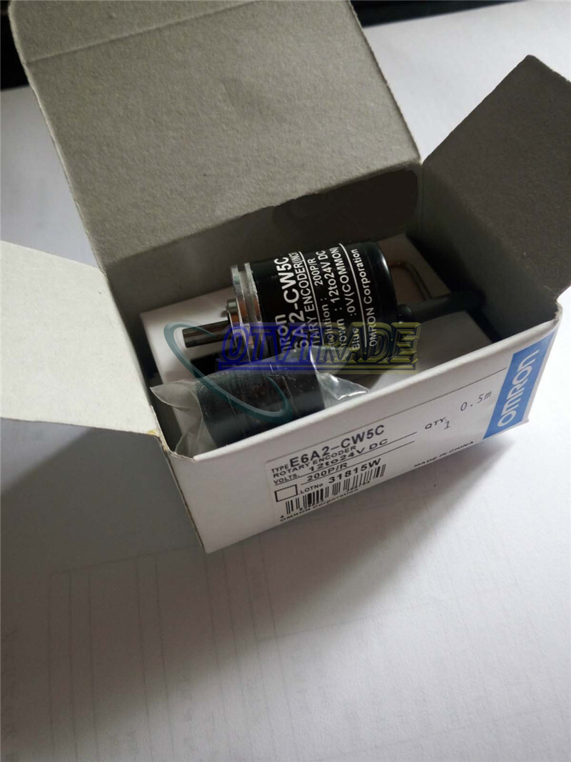 ONE OMRON E6A2-CW5C 200P/R Rotary Encoder NEW
