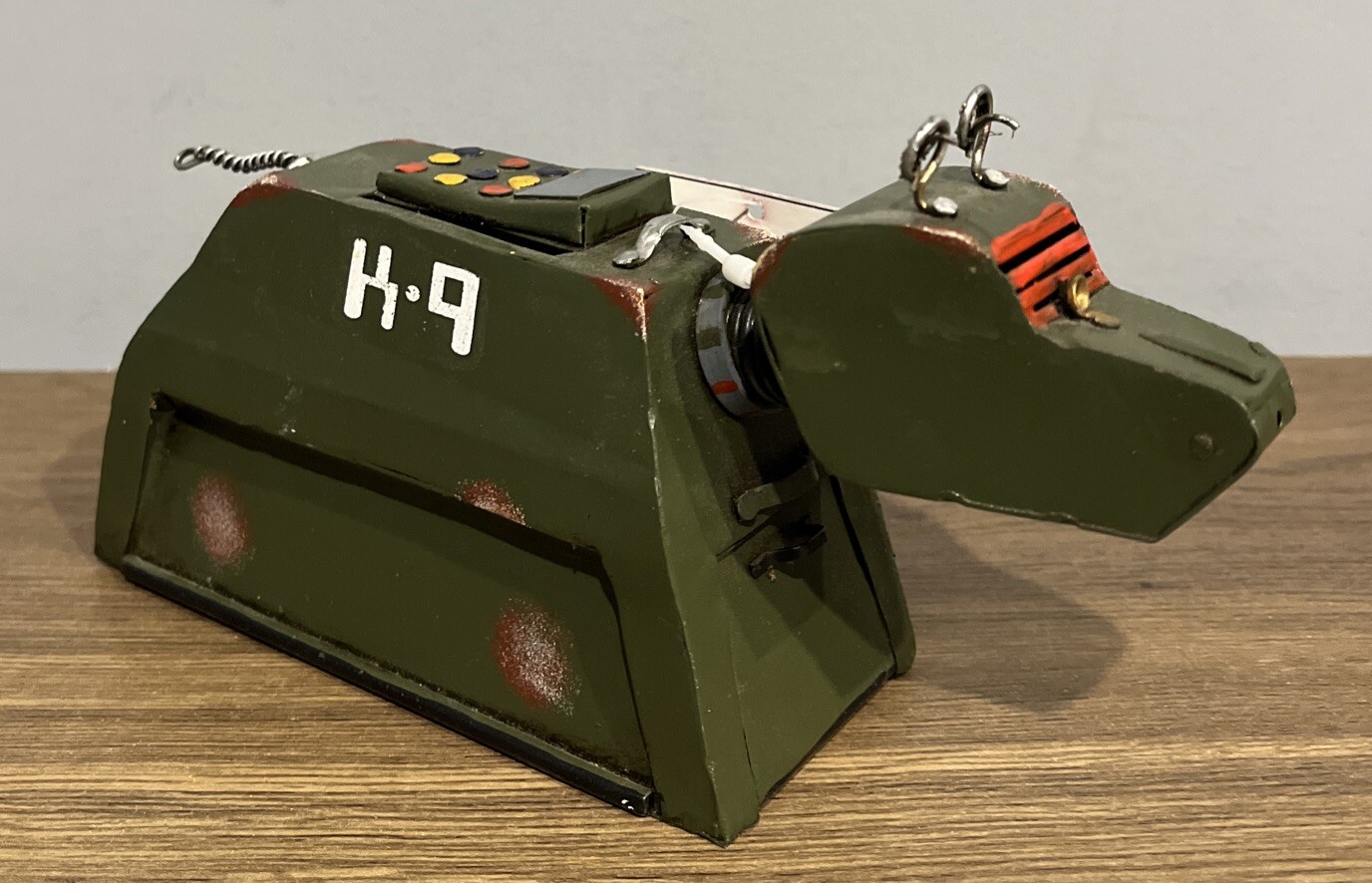 Doctor Who K-9 Money Box Bank Boyles Automobeila Welded Collectible RARE