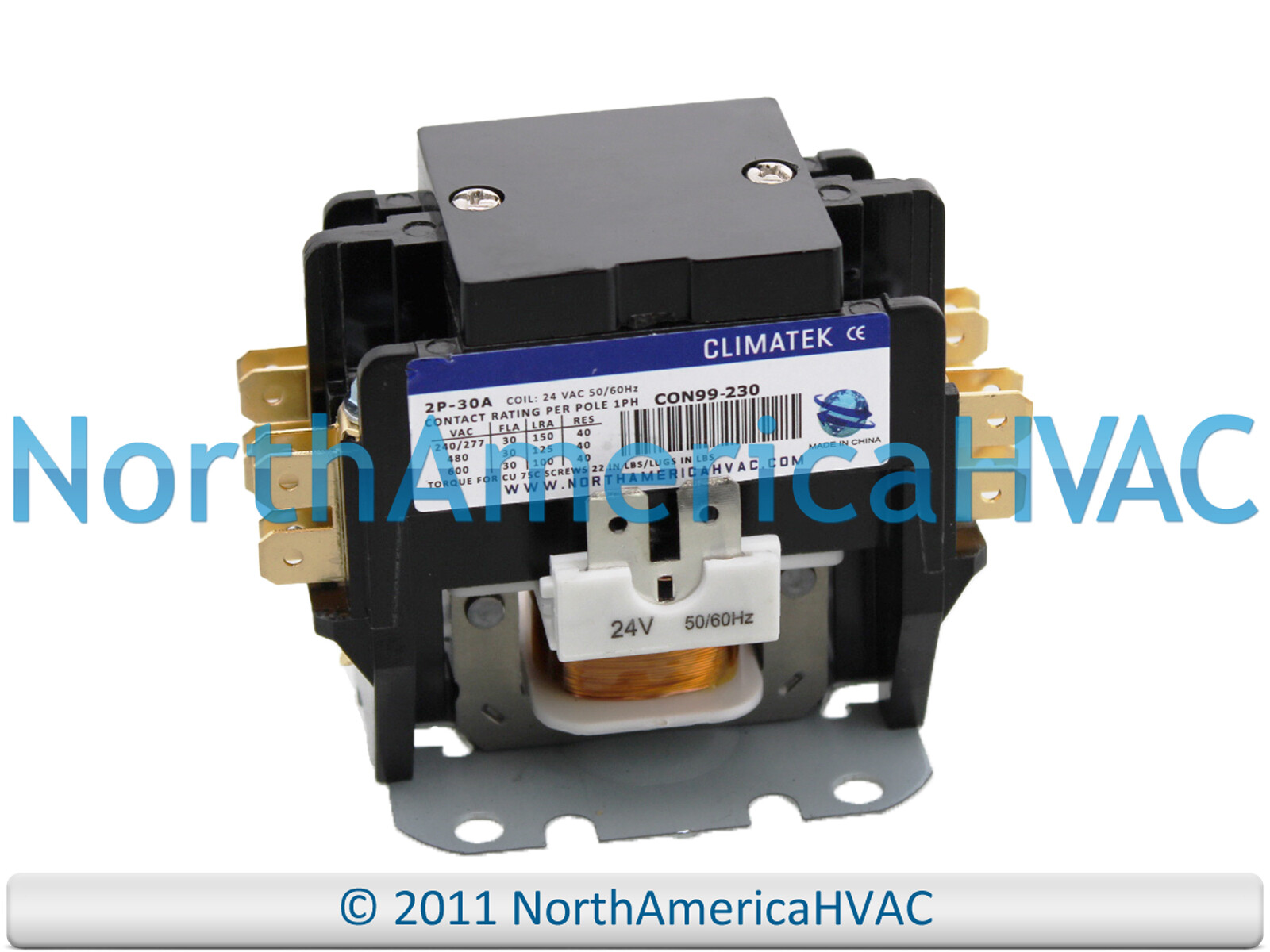 Condenser Contactor Relay 2 Pole Fits Janitrol Goodman Amana B13603-24 B1360324