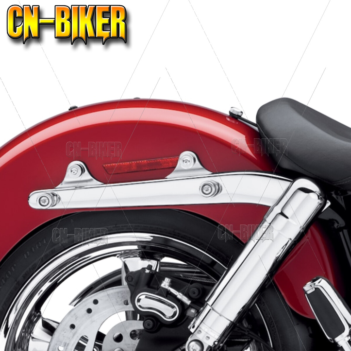 Sissy Bar 4 Point Chrome Docking Hardware Kit For Harley Dyna Switchback FLD 12+