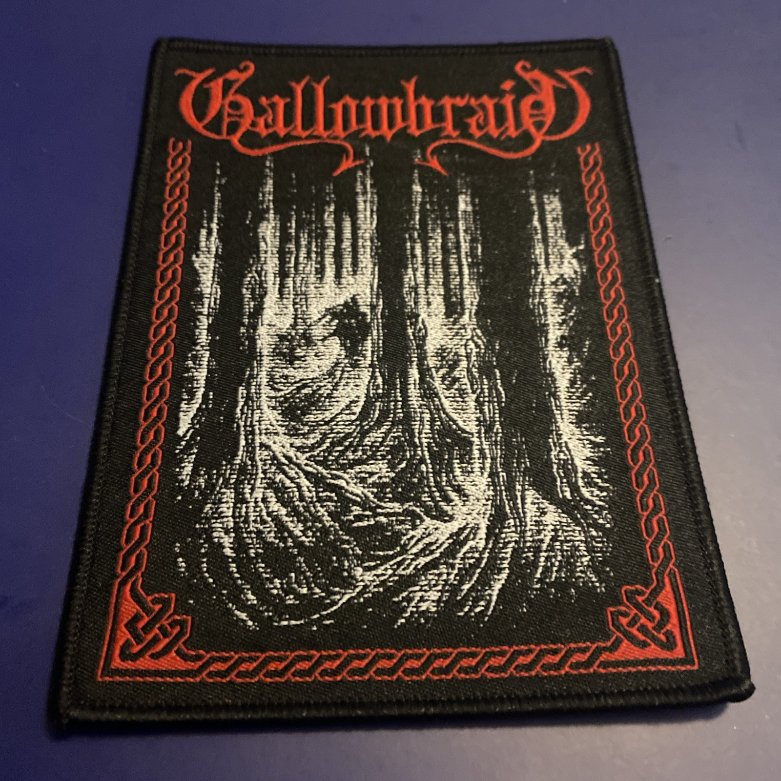 GALLOWBRAID Oaken Halls Woven Sew On  Patch
