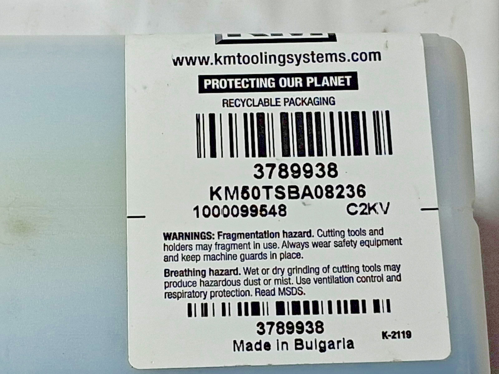 Kennametal Boring Bar Modular Adapter 0.5" ID 3789938