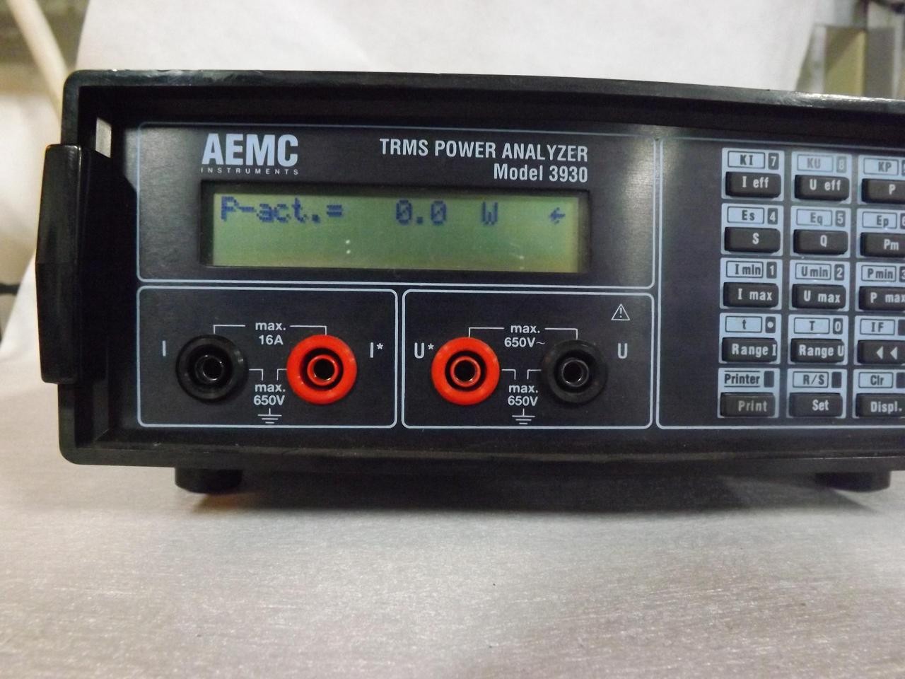 AEMC 3930 TRMS POWER ANALYZER W/ AC CURRENT PROBE