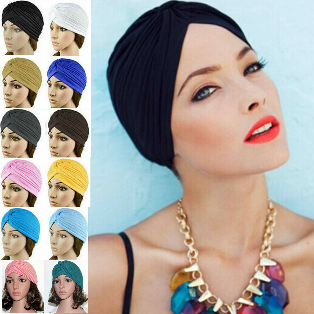 Turbans For Women Indian Hat Wrap Hijiab Cap Head Wraps For Women Chemo Hats  ✨