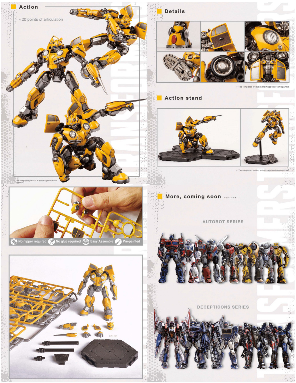Trumpeter Transformers Bumblebee & Blitzwing Both Kits Smart Model Kit US