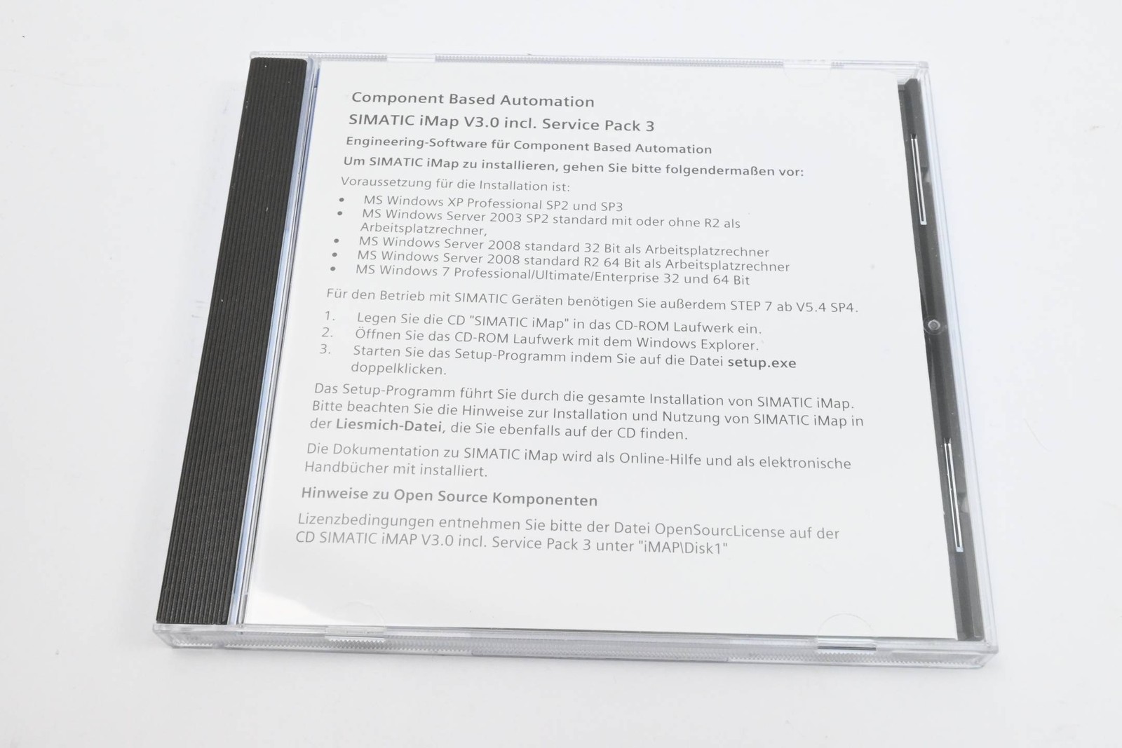 Siemens Software Bundle A5E03607076-02 (A5E0 3607076-02)
