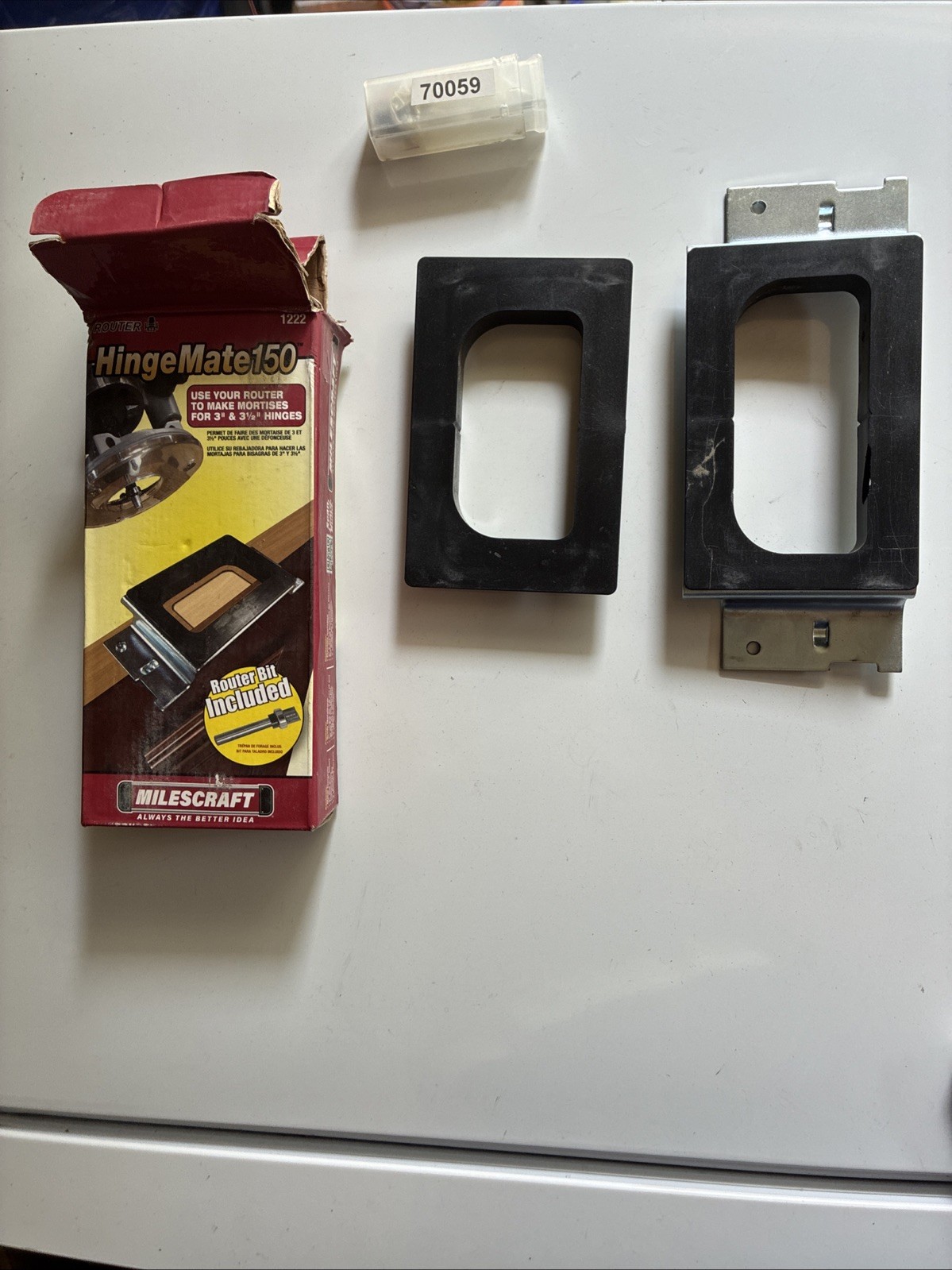 Hinge Mate 150 – Door Hinge Installation Kit/Mortiser Template (for 3" & 3-1/2"