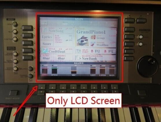 Only LCD Display Screen for YAMAHA Clavinova CVP-407 CVP407 Repair Replacement