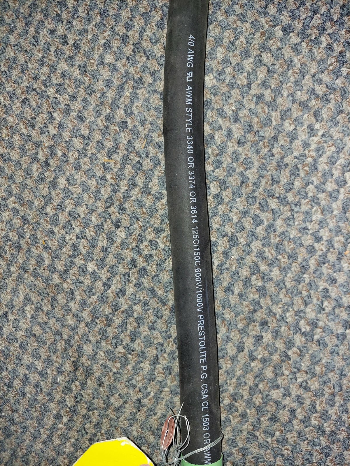 1- 4/0 18 inch grounding jumper