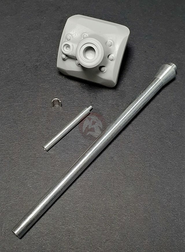 Panzer Art 1/35 12.8cm & 7.5cm KwK 44 Barrel w/Mantlet Panzer VIII Maus GB35-028
