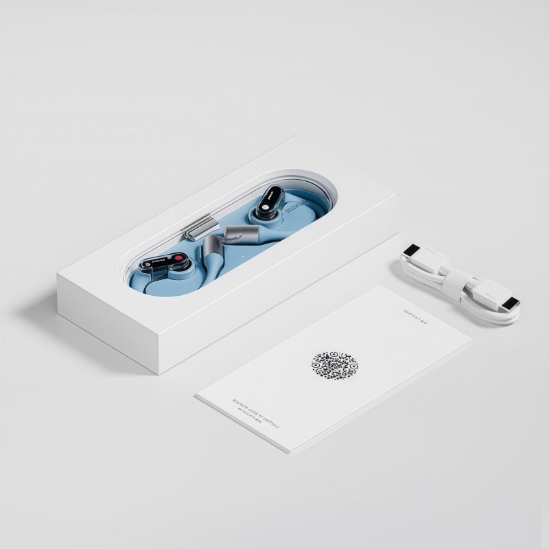 NOTHING Ear (open) Open-Ear Bluetooth Headphones Over-Ear Blue