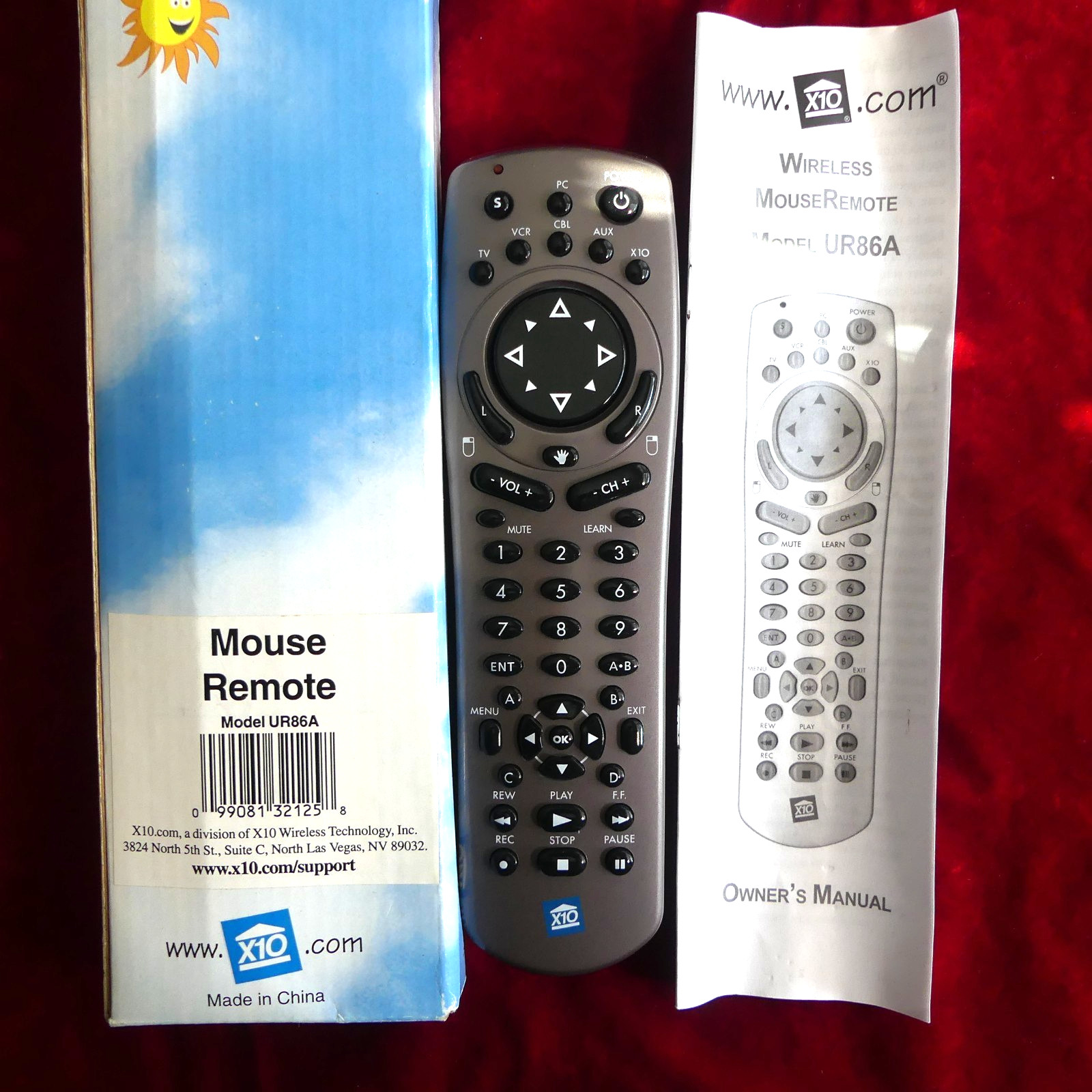 X10 UR86A Mouse Remote