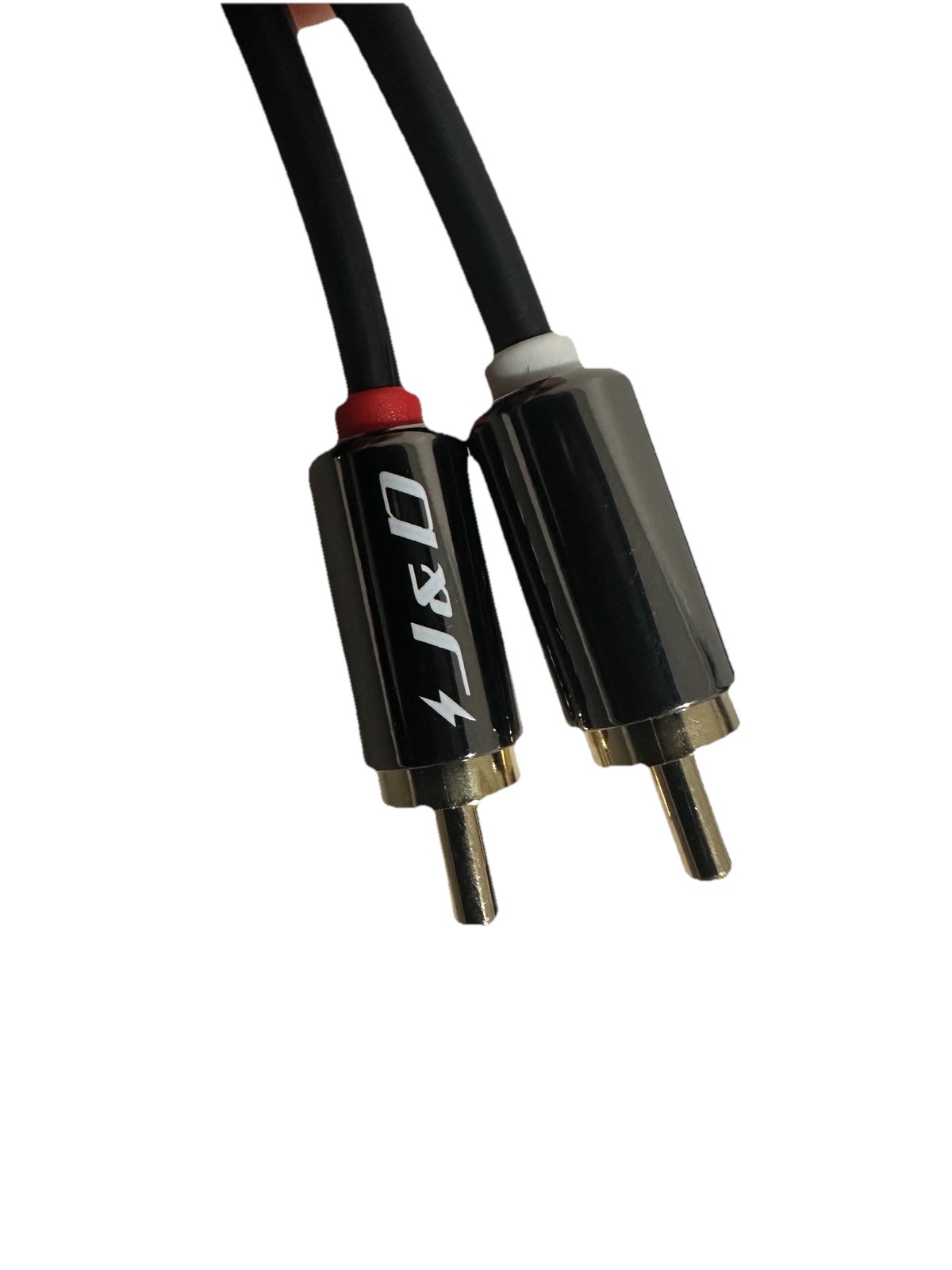 Gold Plated  J&D 2 RCA Extension Cable Heavy 3 Feet