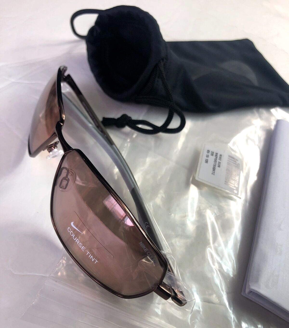 Nike Pivot Eight Sunglasses Tint Walnut Golf Flash Electric E EV1089 63-13-135