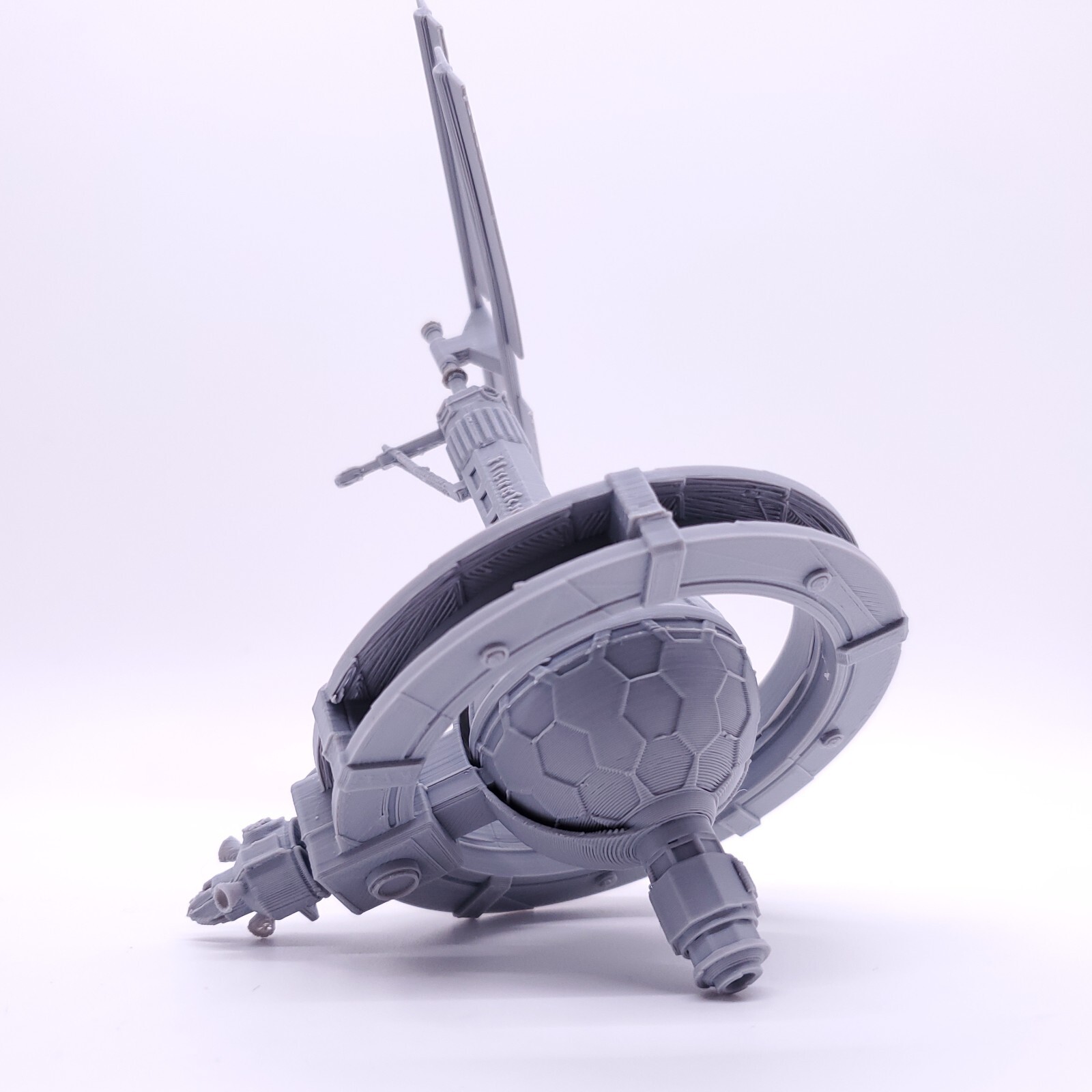 Thunderbird 5 - 3", 6", 9" or 12" Model - Custom Spaceship Sci-fi Model Kit