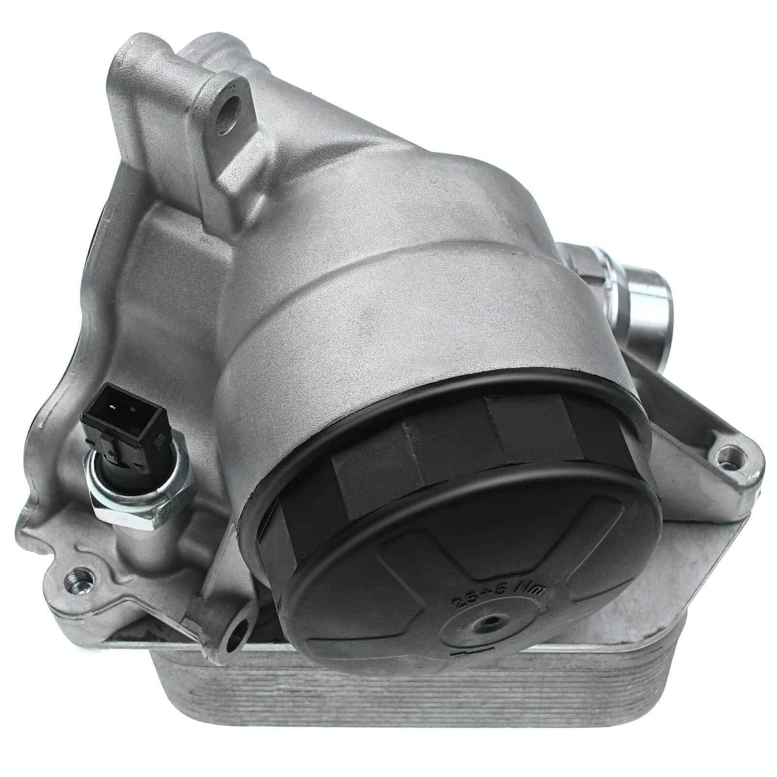 A-Premium Oil Filter Housing Cap Assembly W/Oil Cooler Compatible with BMW 328i