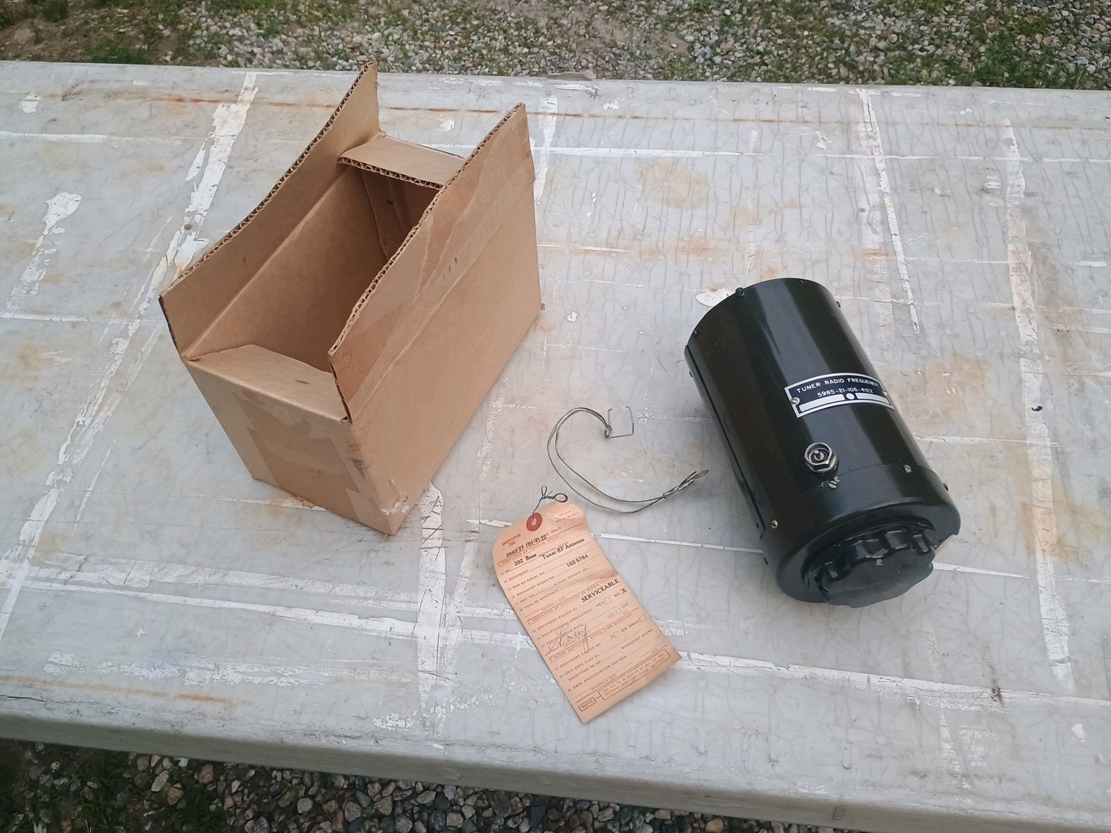 Wireless set No. 19, MK III. Canada 1942 Tuner Radio Frequency Part #1 See Tag
