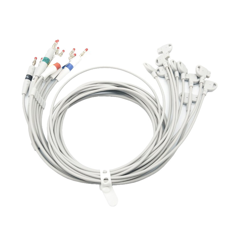 Compatible Philips PageWriter Trim III EKG Leadwire Set, OEM 9898031291​61,AHA