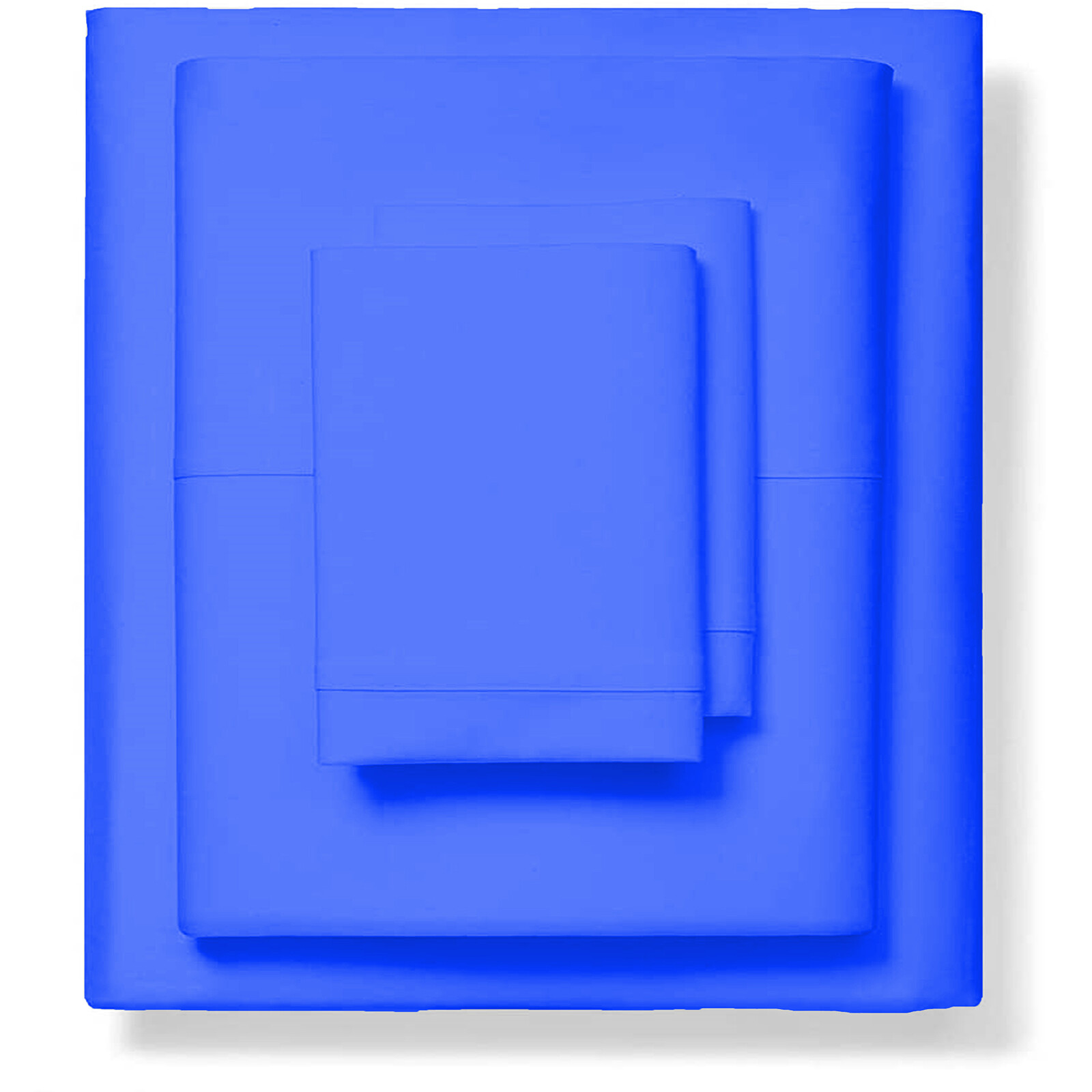 1000 OR 1200 Count Extra Deep Pocket 100% Cotton Royal Blue Solid Select Item