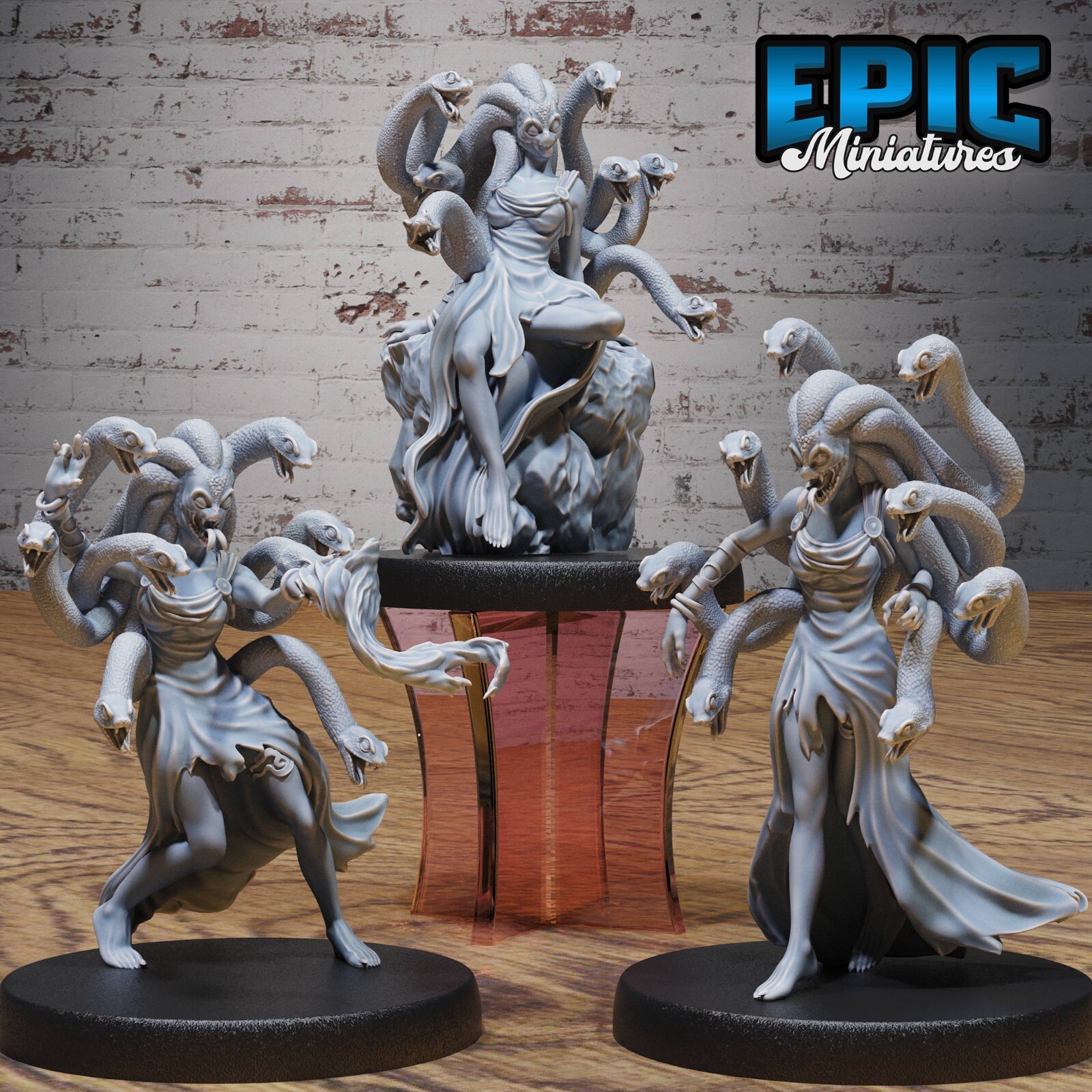 MEDUSA D&D Dungeons and Dragons Fantasy Miniature - Epic Miniatures 28mm