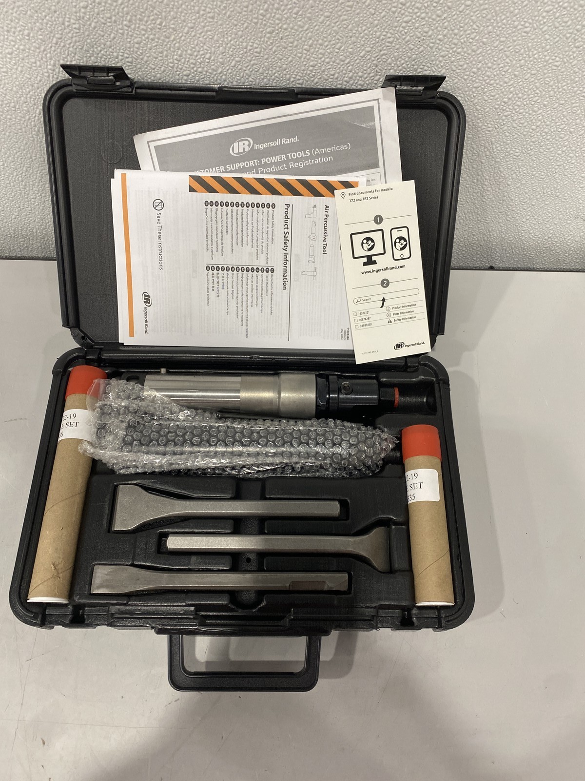 Ingersoll Rand 182K1 Air Needle/Chisel Scaler Kit