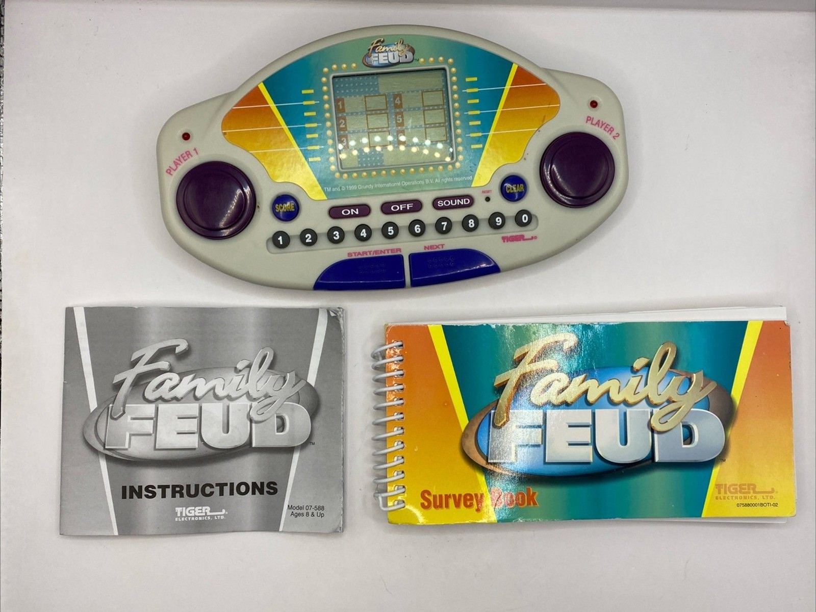VTG Family Feud Tiger Electronic Hasbro 1999 With All Manuel’s Tested & Working