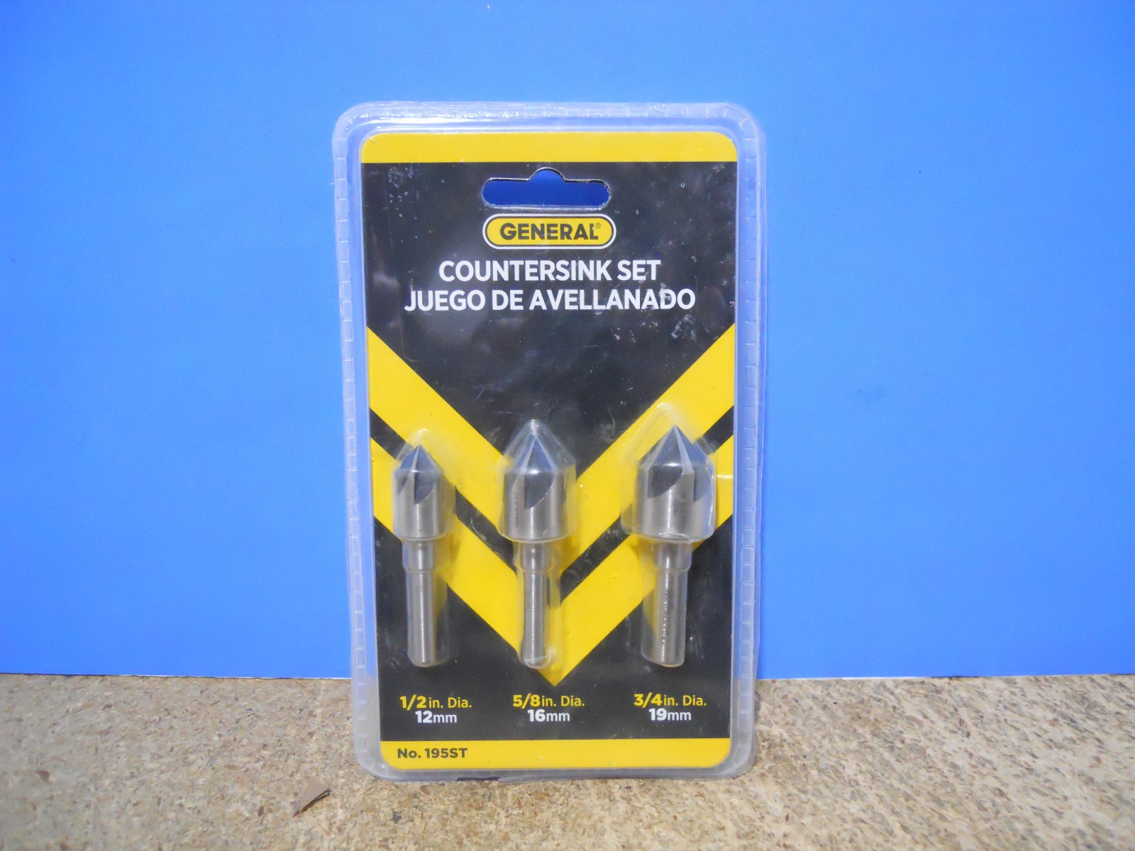 General Tools Countersink 3 Pc Set No. 195ST New Sealed!
