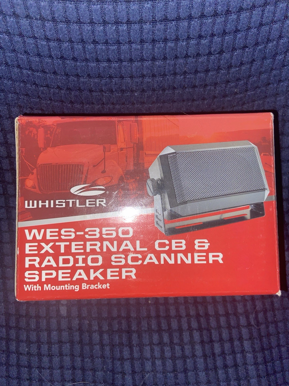 Whistler WES-350 External CB & Radio Scanner Speaker W/Mounting Bracket Black