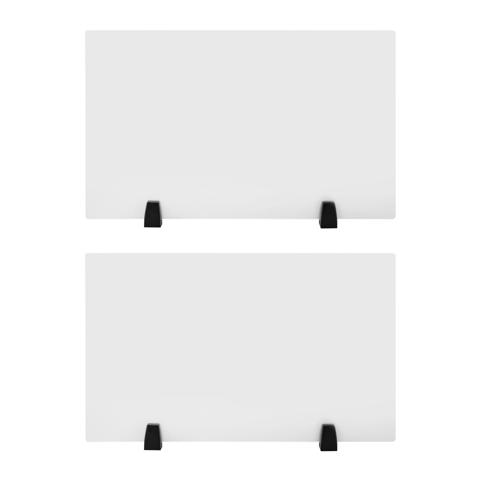 30 X 18 Inch Acrylic Desk Dividers Office Partitions 2 Dual Frosted TOP