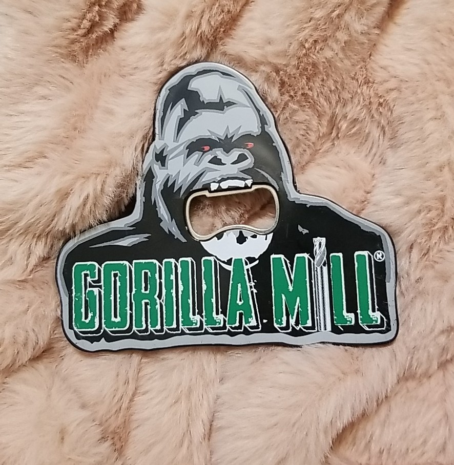 2025 Shot Show Gorilla Mill Metal Bottle Opener Beverage Entry Tool
