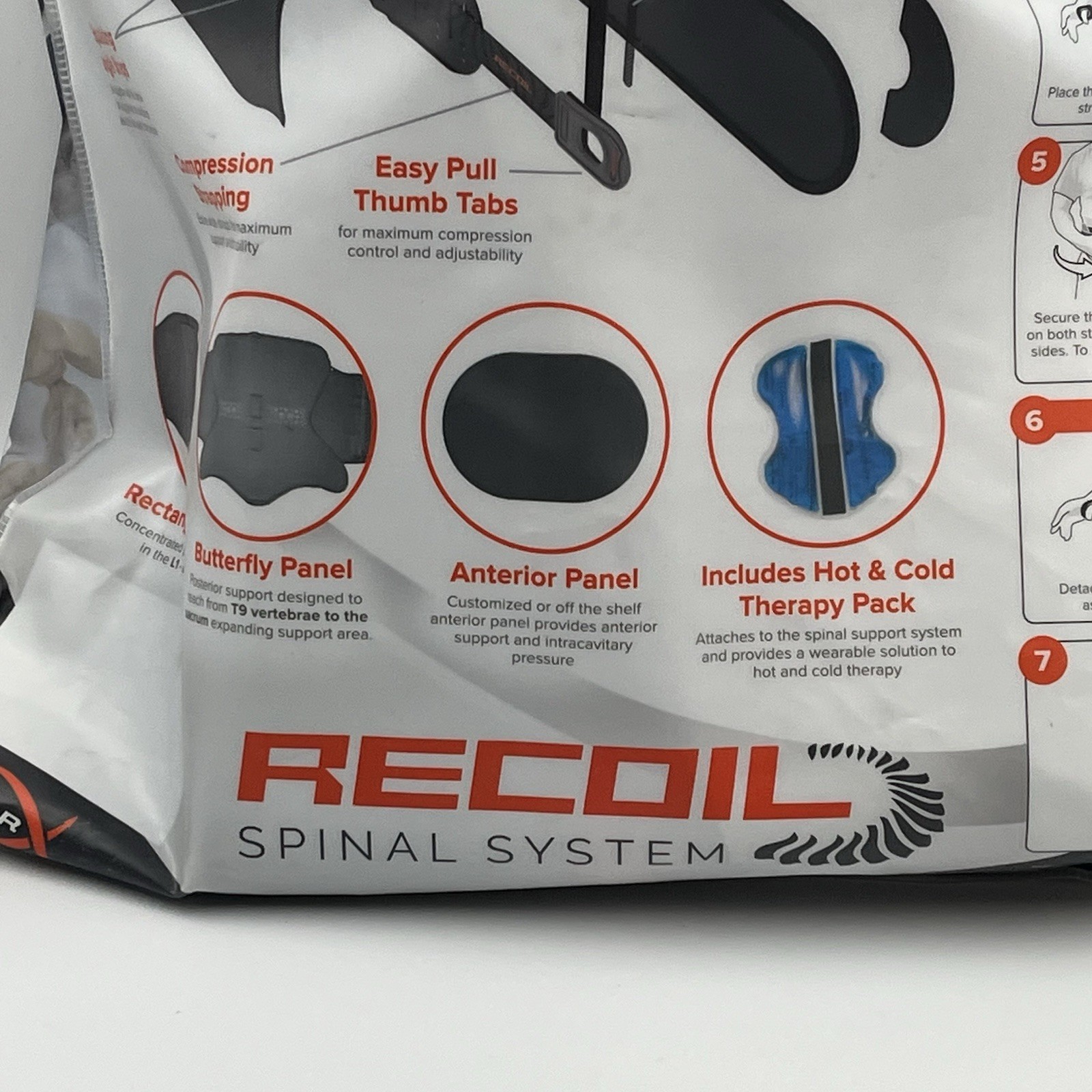 Exogear-recoil Spinal Support System Back Brace / Support Open Box