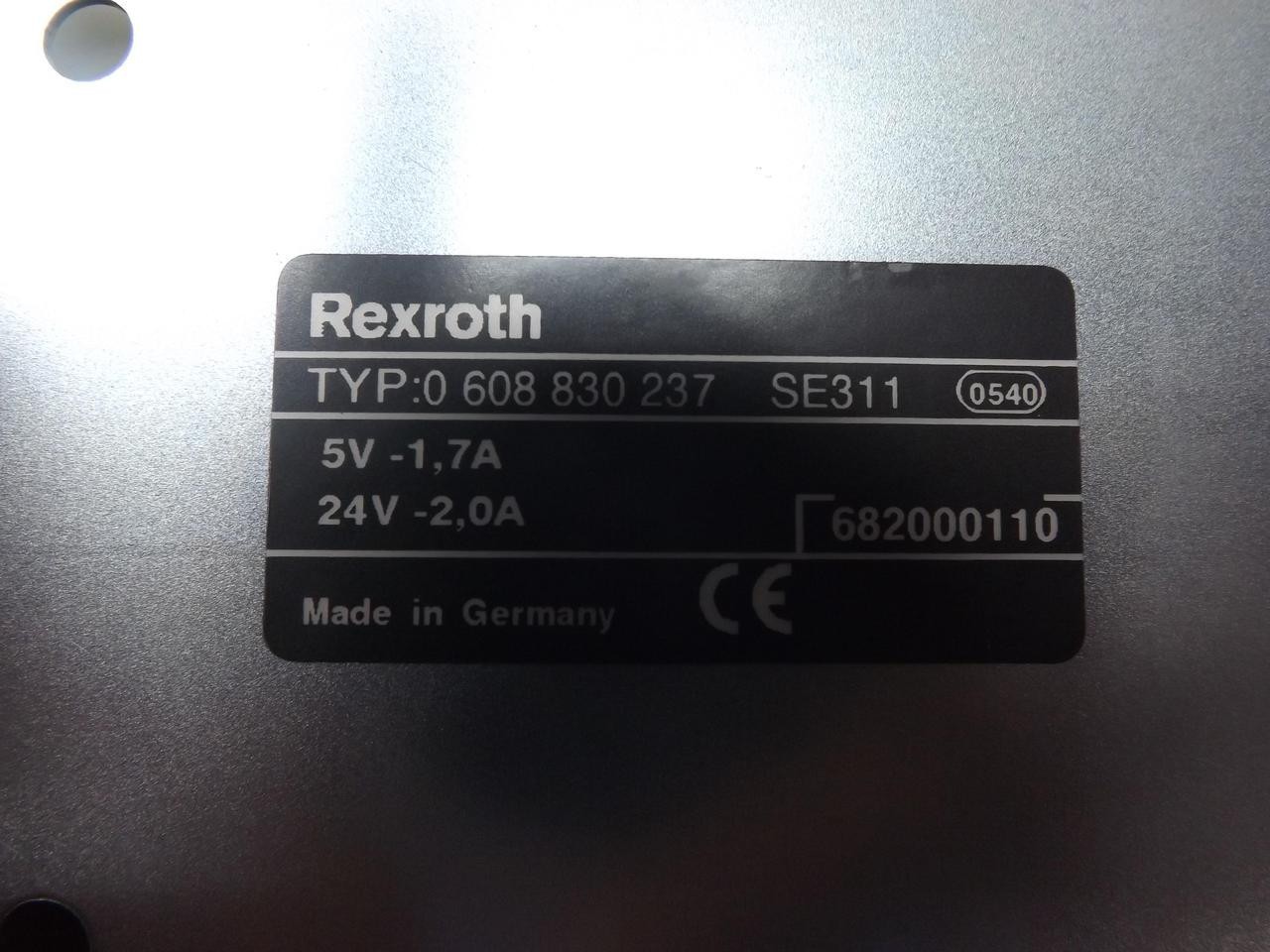 REXROTH 0 608 830 237 SE311 THIGHTENING CONTROLLER T49074