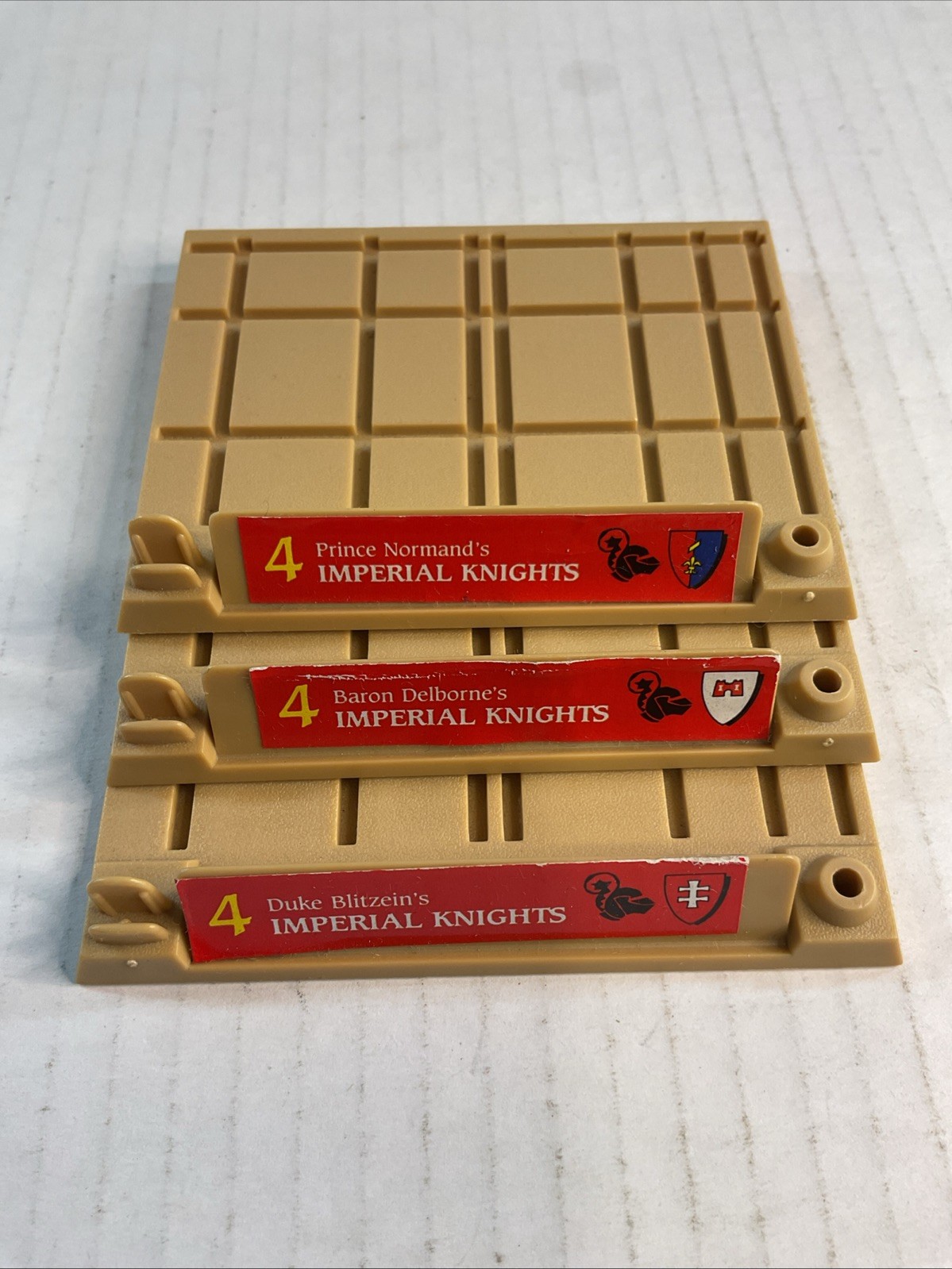 Battle Masters board game Replacement EMPIRE Bases Trays (11)
