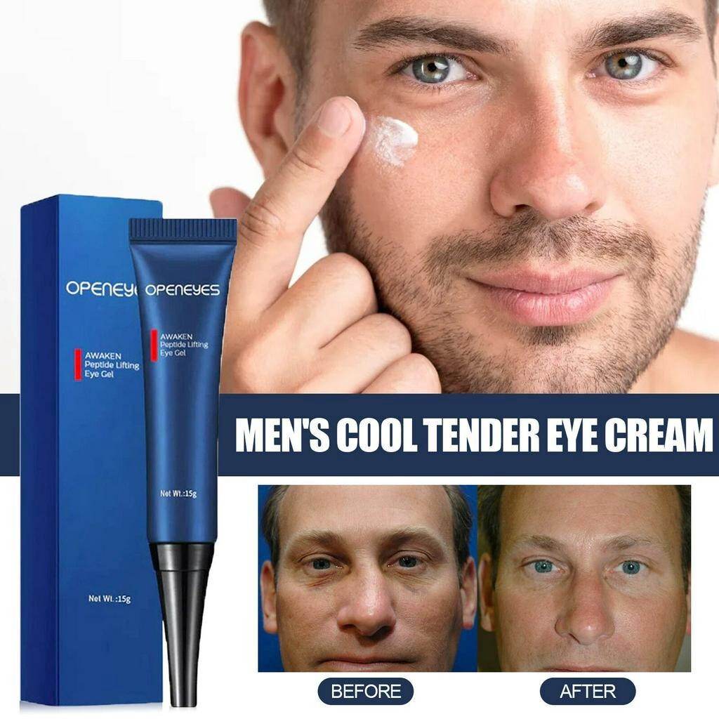1 x 15g Openeyes Men's Cool Tender Eye Cream Help Eye Bags Fine Lines & Wrinkles
