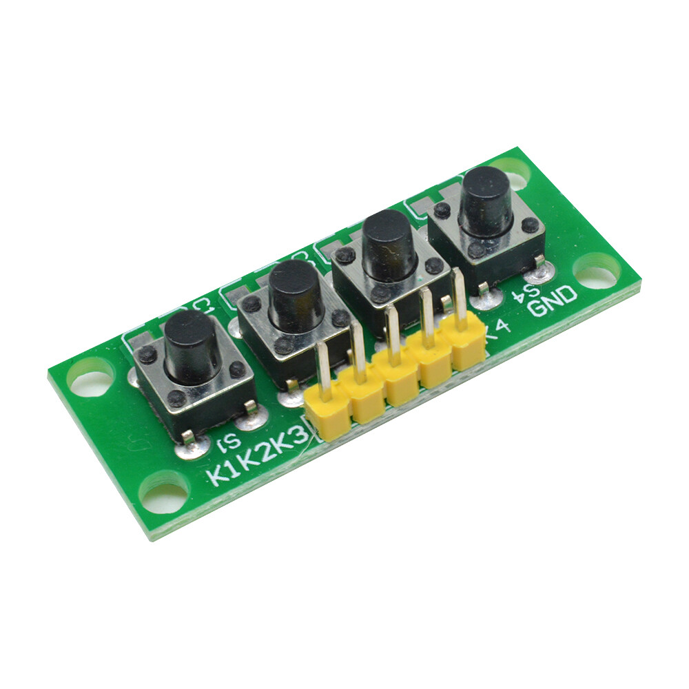 5Pin 1x4 4 Keys Button Keypad Keyboard Breadboard Module for Arduino