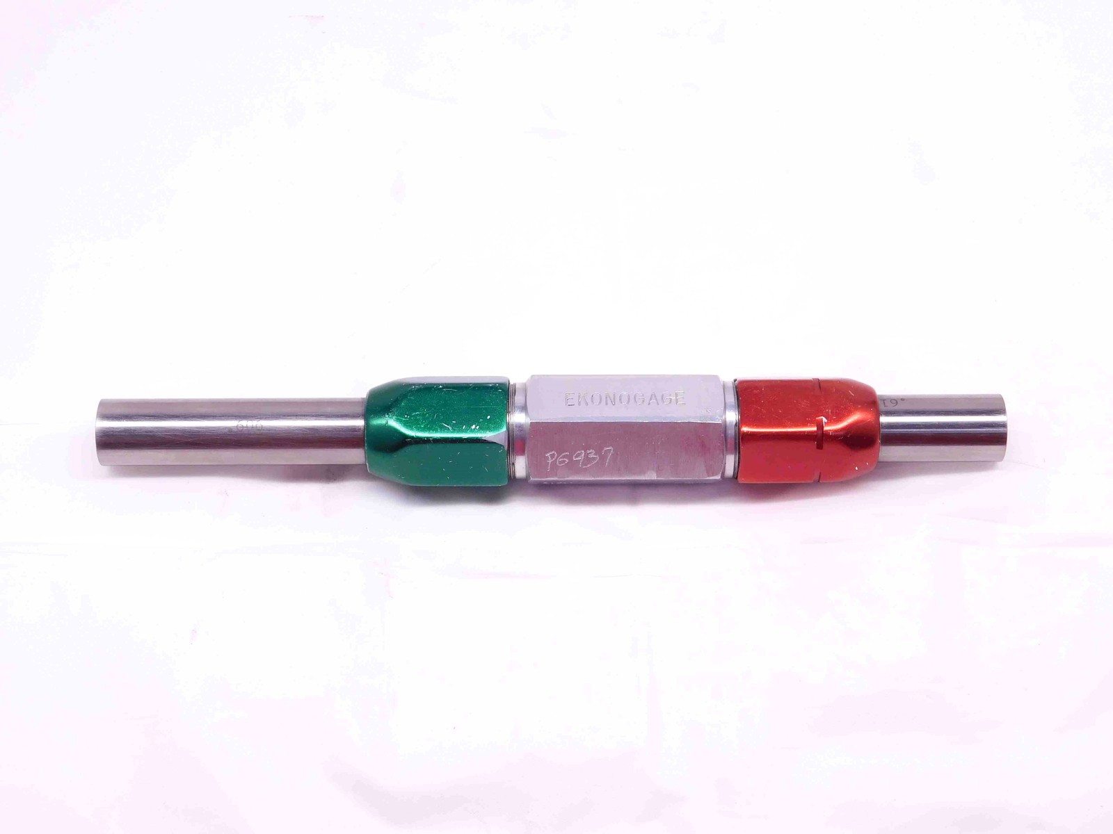 .6060 & .6120 PIN PLUG GAGE GO NO GO .6094 +.0026 39/64 15.392 mm .606 .612