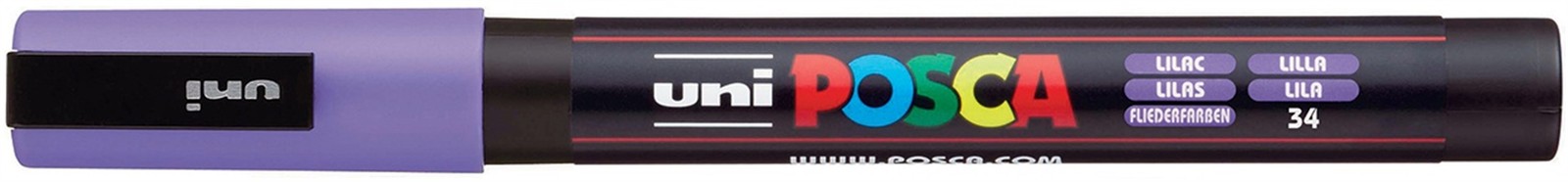 POSCA 3M Fine Bullet Tip Pen-Lilac - 3 Pack