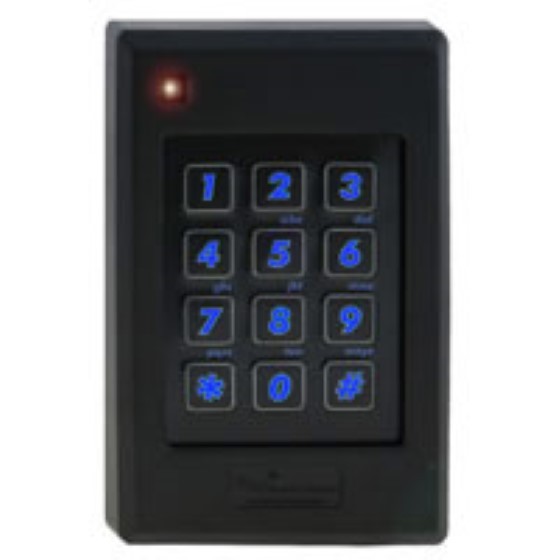 Linear P-640HA AWID® & HID® Single Gang Mount Keypad Proximity Reader 125KHZ