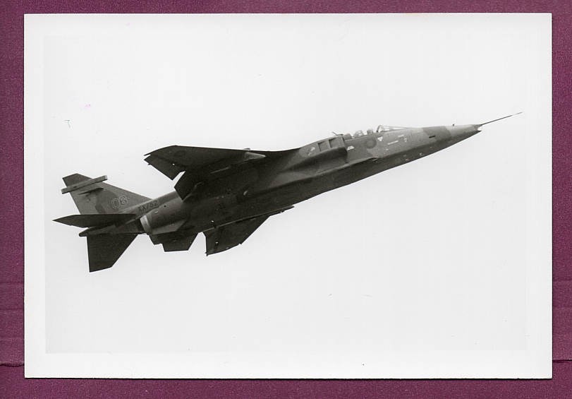 1973-1980s RAF SEPECAT Jaguar XX752 06 Original Photo